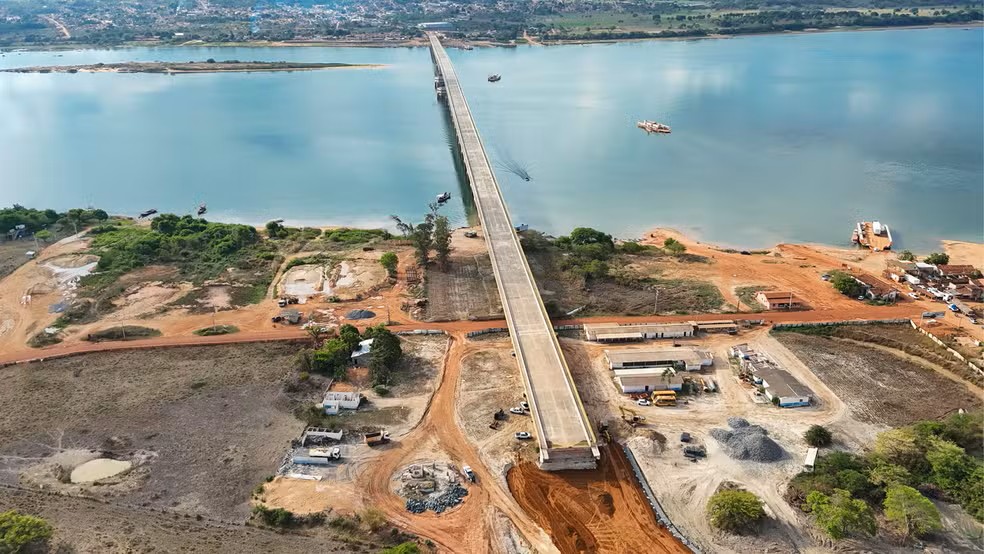 Estrutura conecta Tocantins e Pará e faz parte do corredor logístico da BR-153 — Foto: Divulgação/DNIT