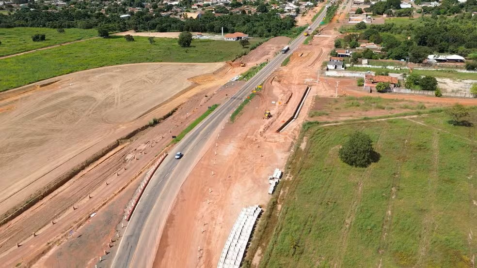 Trecho da BR-153, em Aliança do Tocantins — Foto: Divulgação/Ecovias Araguaia Trecho da BR-153, em Aliança do Tocantins — Foto: Divulgação/Ecovias Araguaia