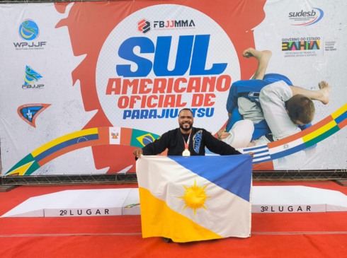 Com o apoio do Governo do Estado, paratleta de Araguaína, Jeverson Dantas, representará o Tocantins em mundiais de jiu-jitsu em Abu Dhabi e na Tailândia – Foto: arquivo pessoal