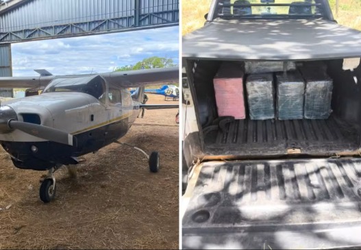 Apreensão de drogas aconteceu em fazenda de Arraias, no Tocantins — Foto: Divulgação/Polícia Federal