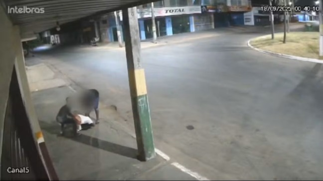 Suspeitos espacaram ciclista em avenida de Gurupi — Foto: Divulgação/PCTO