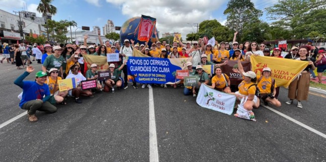 Coalizão Vozes do Tocantins participa de painéis, marcha pelo Cerrado e entrega carta a ministro na COP30