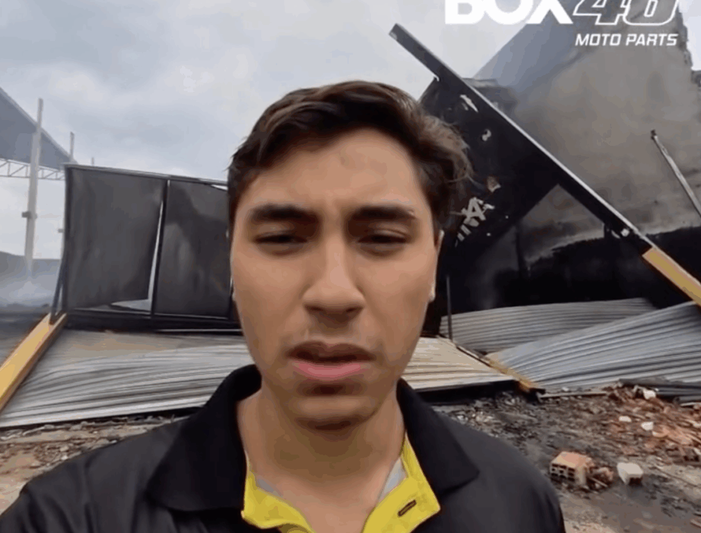 “Estamos sem chão”: empresário faz apelo por solidariedade após incêndio destruir oficina em Palmas