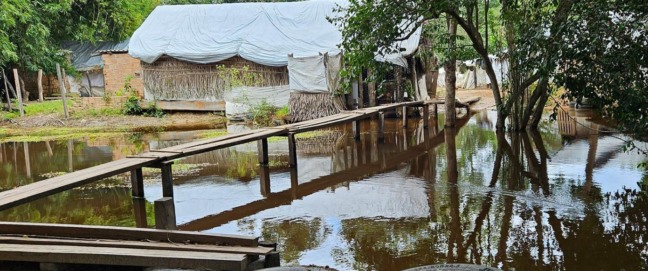 Aldeia Takaywrá, no município de Lagoa da Confusão, Tocantins. Foto: Tatiana Merlino