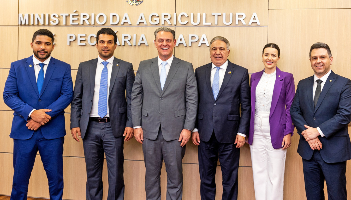 Governador Laurez Moreira buscou parceria com o ministro da Agricultura, Carlos Fávaro, para o fortalecimento do programa Caminhos da Produção - Foto: Vinícius Santa Rosa/Governo do Tocantins Governador Laurez Moreira buscou parceria com o ministro da Agricultura, Carlos Fávaro, para o fortalecimento do programa Caminhos da Produção - Foto: Vinícius Santa Rosa/Governo do Tocantins