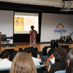 1º Encontro Temático de Construção da Igualdade Racial com debates, cultura e entrega de certificação quilombola aconteceu no auditório do Palácio Araguaia - Foto: Marco Antônio Gama/Governo do Tocantins