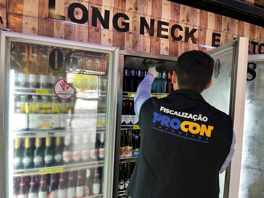 Operação “De Olho no Copo” - Foto: Procon Tocantins/Governo do Tocantins