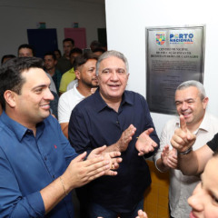 Luzimangues inaugura 1ª creche pública com recurso destinado por Vicentinho, presença de Laurez e Ronivon e homenagem a pioneira