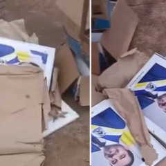 Quadros com fotos oficiais de Wanderlei Barbosa são descartados e vídeo repercute após nova fase da operação da PF