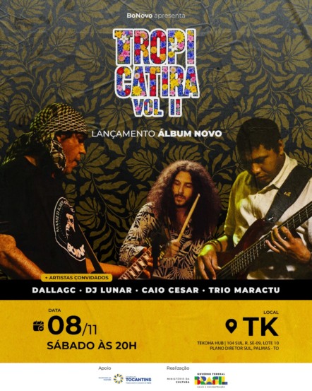 A banda BonoVo lança seu segundo álbum de músicas autorais intitulado Tropicatira vol.II