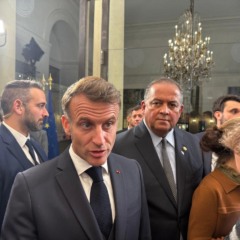 Do Tocantins ao mundo: Eduardo Gomes reforça diplomacia parlamentar e se reúne com Emmanuel Macron