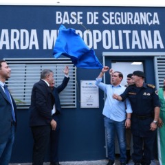 Vicentinho Júnior participa de inauguração de Base Comunitária da Guarda Metropolitana e destaca mais de R$ 1,6 milhão em emendas à corporação