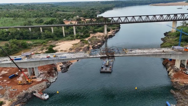 Obra da nova ponte JK chega a 90% de execução
