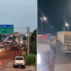 Primeiros caminh&otilde;es pesados j&aacute; cruzam a nova ponte entre TO e MA e marcam virada ap&oacute;s desabamento