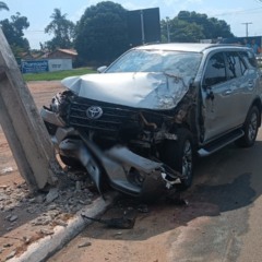 Mais de 250 postes foram derrubados por acidentes de tr&acirc;nsito no Tocantins este ano