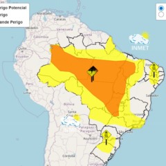 Palmas ter&aacute; final de semana chuvoso em com risco de tempestades, alerta Defesa Civil