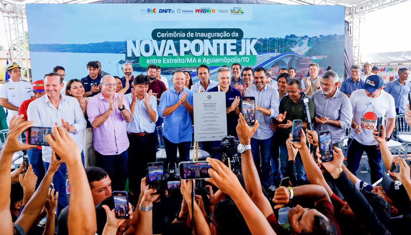 Nova ponte restabelece uma importante conexão entre os estados e marca um recomeço para a comunidade local - Crédito: Bruno Carvalho/Governo do Tocantins