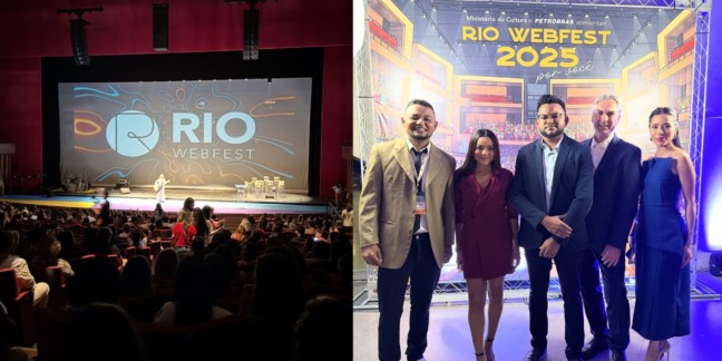 Integrantes da equipe da websérie “Farofeiros” durante participação no Rio Webfest 2025, representando o Tocantins no maior festival de webséries do mundo - Foto: Reprodução/Redes Sociais