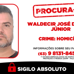 Polícia faz buscas a suspeito de matar vigilante após discussão em Palmas; Veja como denunciar!