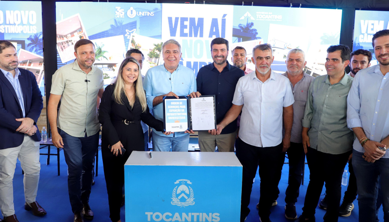 No Bico, Laurez autoriza fase final para construção de novo câmpus da Unitins e promete: “Não faltarão recursos”; Prefeitos e deputados acompanham agenda 