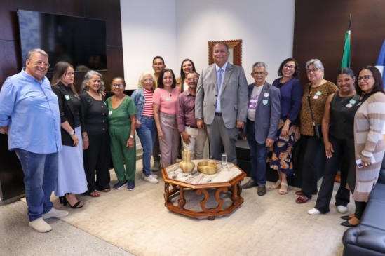 Vice-presidente do Senado, Eduardo Gomes recebe comitiva do Tocantins e reforça apoio à criação de política estadual voltada à pessoa idosa