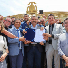 Wanderlei teve semana de retomada marcada por rein&iacute;cio de mais de 100 obras, benef&iacute;cios para servidores e refor&ccedil;o social do AlimenTO