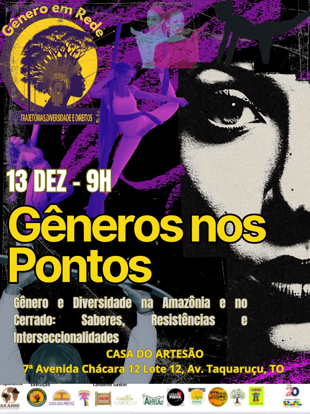 Teia Estadual de Pontos de Cultura lança Seminário “Gênero, Diversidade Cultural e Direitos Humanos” em Taquaruçu