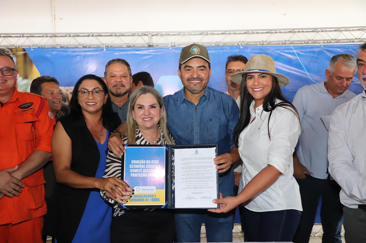 Primeira-dama Karynne Sotero celebra avanço da Rede Cuidar com lançamento do Cartão AlimenTO em Palmas