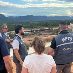 MPTO realiza vistoria t&eacute;cnica no munic&iacute;pio de Ponte Alta do Bom Jesus [Foto: Dicom MPTO]
