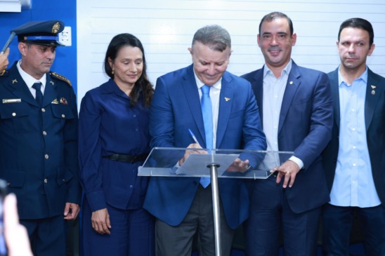 Assinatura da ordem de serviço foi feita na manhã desta segunda-feira, 19, na sede da Guarda Metropolitana de Palmas – Foto: Flávio Cavalera