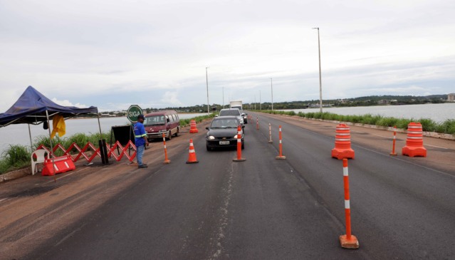 Obras de requalificação da Ponte Governador José Wilson Siqueira Campos - Foto: Ademir dos Anjos/Governo do Tocantins