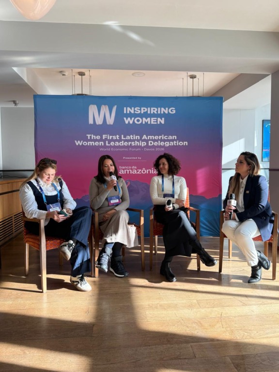 Banco da Amazônia apoia a Plataforma Mulheres Inspiradoras na realização da primeira delegação latino-americana de liderança feminina em Davos, durante o Fórum Econômico Mundial