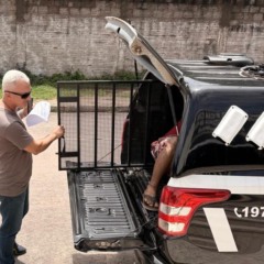 O homem foi recolhido na Unidade Prisional em Dian&oacute;polis, onde permanece &agrave; disposi&ccedil;&atilde;o da Justi&ccedil;a - Foto: Divulga&ccedil;&atilde;o PCTO