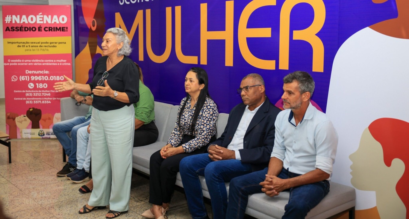 Palmas amplia mobilização voltada ao enfrentamento da violência contra a mulher Palmas amplia mobilização voltada ao enfrentamento da violência contra a mulher