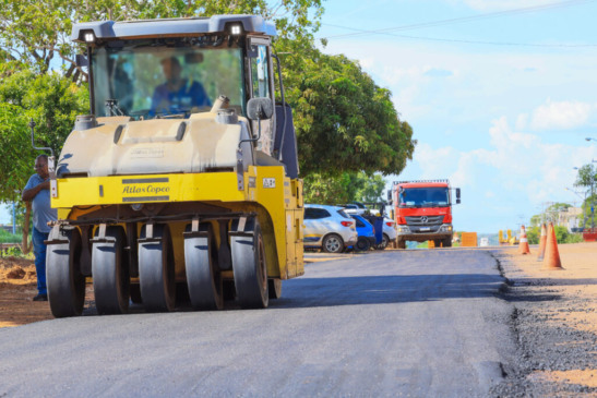 Recapeamento da marginal leste da BR - 010 - Foto: Regiane Rocha