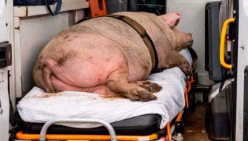 Ambulância vira transporte de porco e revolta população de Sampaio Ambulância vira transporte de porco e revolta população de Sampaio