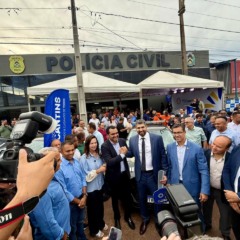 Ao lado de Wanderlei na entrega de Complexo, Dorinha destaca combate &agrave; viol&ecirc;ncia e investimentos em seguran&ccedil;a p&uacute;blica no TO