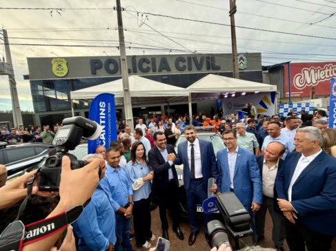 Ao lado de Wanderlei na entrega de Complexo, Dorinha destaca combate à violência e investimentos em segurança pública no TO