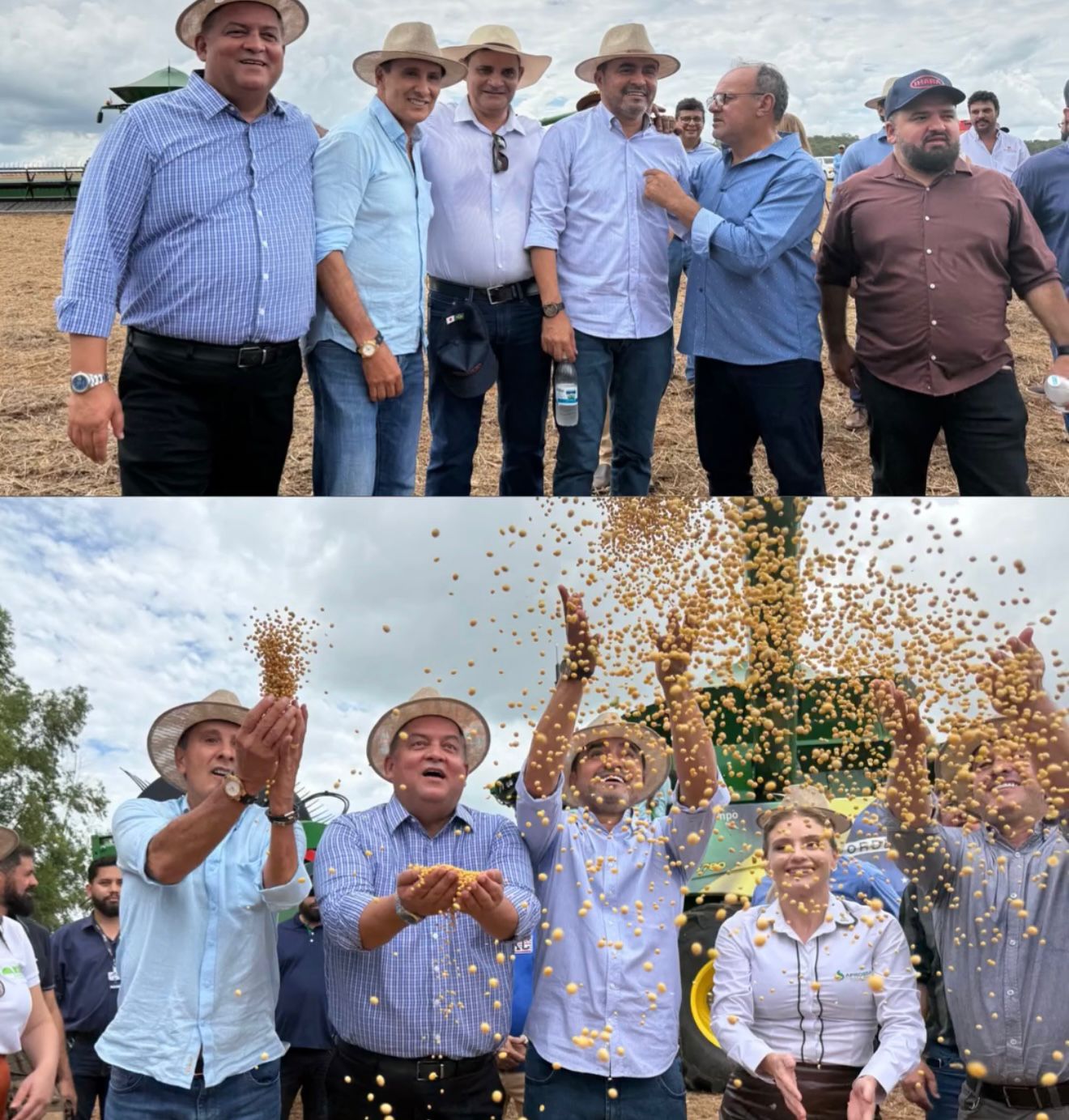 Agro na pauta: Abertura Nacional da Colheita da Soja reúne Governador, Eduardo Gomes, Gaguim e vários outros políticos Agro na pauta: Abertura Nacional da Colheita da Soja reúne Governador, Eduardo Gomes, Gaguim e vários outros políticos