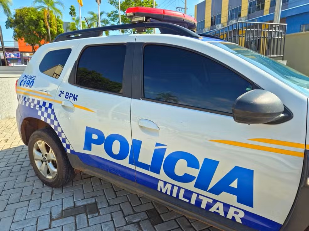 Carro da Polícia Militar do Tocantins — Foto: Divulgação/Polícia Militar Carro da Polícia Militar do Tocantins — Foto: Divulgação/Polícia Militar