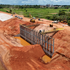 Obra estrat&eacute;gica para o desenvolvimento agr&iacute;cola do Tocantins tem previs&atilde;o de entrega para abril de 2026 - Foto: Carlos Andr&eacute;/Governo do Tocantins