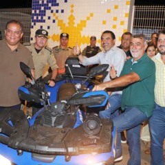 Governador Wanderlei Barbosa fortalece seguran&ccedil;a p&uacute;blica na regi&atilde;o sul do Tocantins com a entrega de equipamentos - Foto: Esequias Ara&uacute;jo/Governo do Tocantins