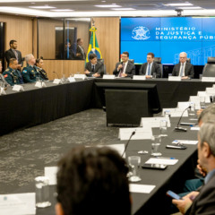 Governo do Tocantins participou de reuni&atilde;o no Minist&eacute;rio da Justi&ccedil;a, para debater o fortalecimento das pol&iacute;ticas nacionais de seguran&ccedil;a p&uacute;blica - Vin&iacute;cius Santa Rosa/Governo do Tocantins