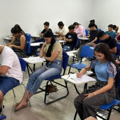 Aplica&ccedil;&atilde;o de provas em Para&iacute;so do Tocantins - Foto: Natalia Rezende/Governo do Tocantins