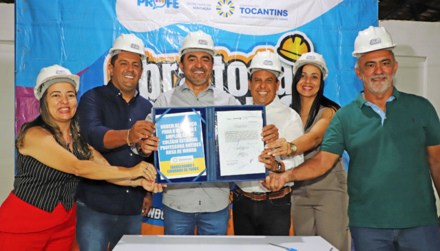 Em Palmeirópolis, governador Wanderlei autoriza reforma de mais de R$ 1 milhão em escola estadual e anuncia: “Nos próximos 30 dias, vamos inaugurar 17 escolas”