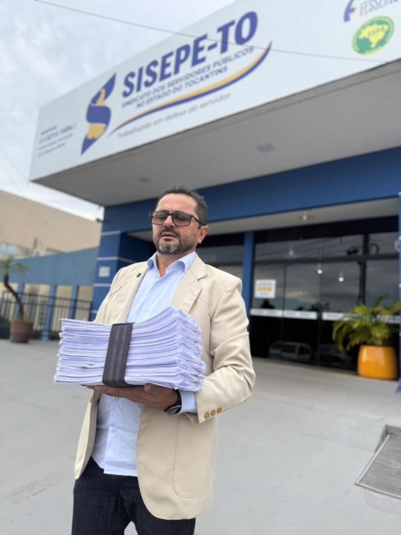 Elizeu Oliveira registra chapa para reeleição à presidência do Sisepe