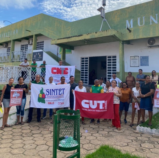 Educação de Praia Norte promove paralisação e ato público por reivindicações da categoria