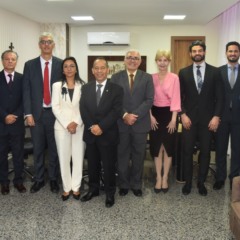 Novos membros do TRE-TO tomam posse em cerim&ocirc;nia realizada na sede do Tribunal, em Palmas - Foto: Thaise Marques/TRE-TO