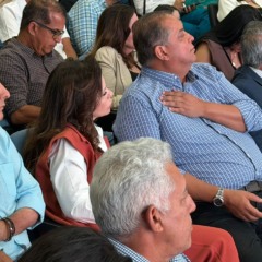 Com principais aliados na 1&ordf; fila, Wanderlei cutuca opositores e diz sobre elei&ccedil;&otilde;es: &ldquo;Acredito na racionalidade&rdquo;