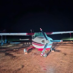 Opera&ccedil;&atilde;o integrada flagra aeronave em pista clandestina e exp&otilde;e esquema de tr&aacute;fico transnacional no Tocantins